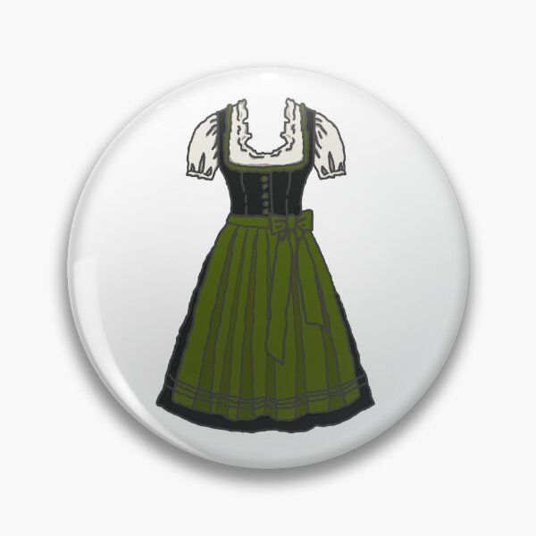 Artikelvorschau, Dirndl bayerisch grün traditionelle Frau Kleid Kleidung entworfen und verkauft von EmeraldeaArt.