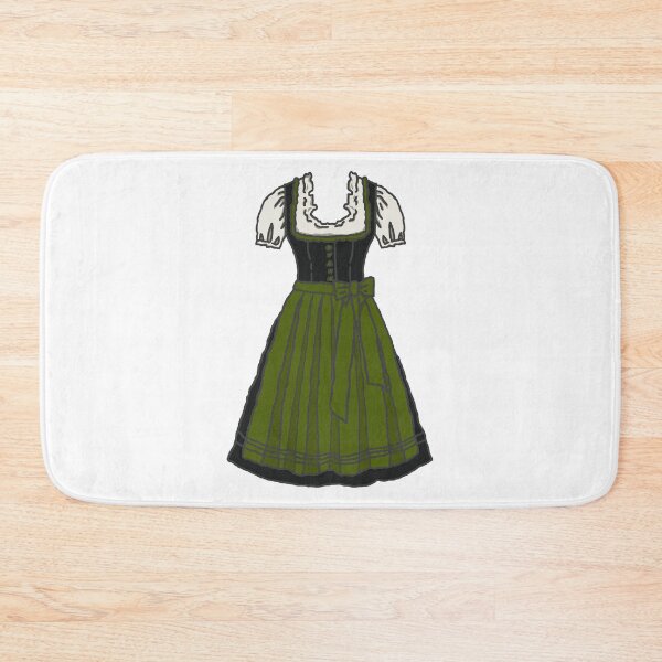 Artikelvorschau, Dirndl bayerisch grün traditionelle Frau Kleid Kleidung entworfen und verkauft von EmeraldeaArt.