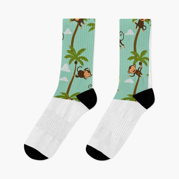 Item preview, Funny Monkeys Pattern – Cute & Quirky Jungle Vibes! designed and sold by FitEnvy.