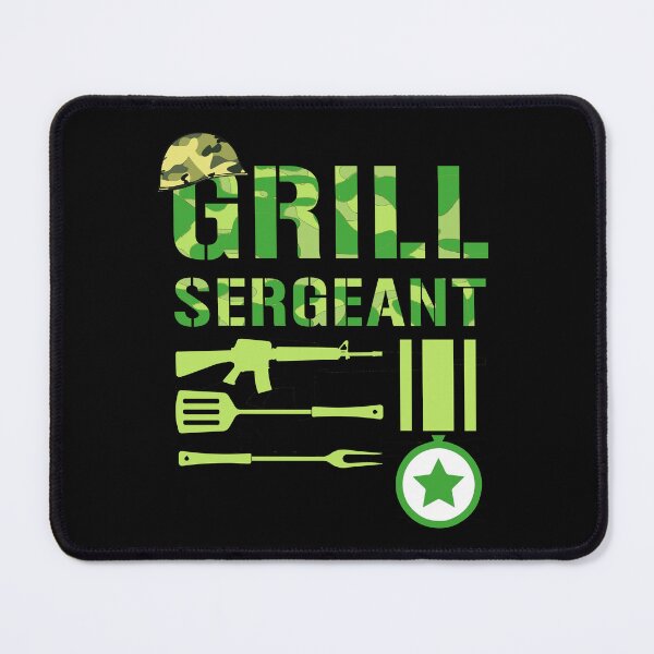 Item preview, Grill Sergeant Camo BBQ Funny Military Grilling Gift designed and sold by Dmetalx Art Apparel.