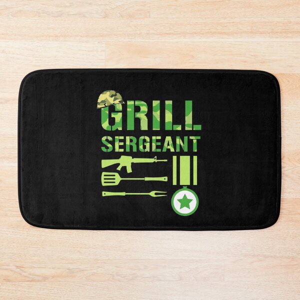 Item preview, Grill Sergeant Camo BBQ Funny Military Grilling Gift designed and sold by Dmetalx Art Apparel.
