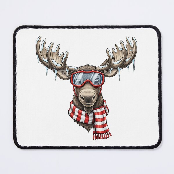 Item preview, Cool Skiing Moose Goggles designed and sold by Tigerr3g.
