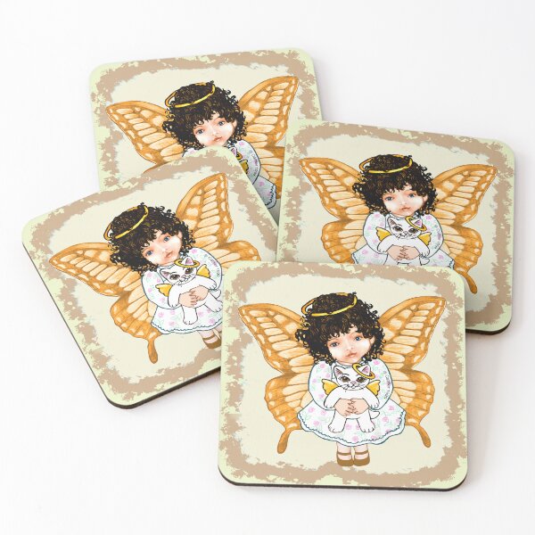 Item preview, Butterfly Cat Angel Girl designed and sold by artmuvz.