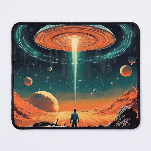 Item preview, Futuristic sci-fi spaceship launch designed and sold by Jcat7.