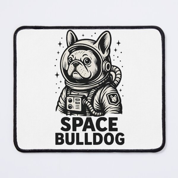 Item preview, Space Bulldog – Galactic Good Boy designed and sold by OrbitOdyssey.