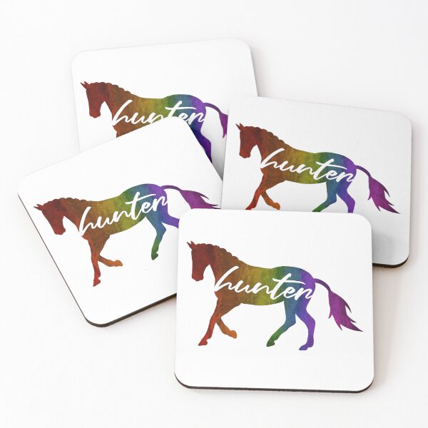 Item preview, Rainbow Hunter Horse designed and sold by Trotting Hooves.