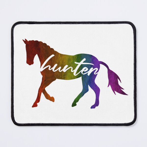 Item preview, Rainbow Hunter Horse designed and sold by Trotting Hooves.