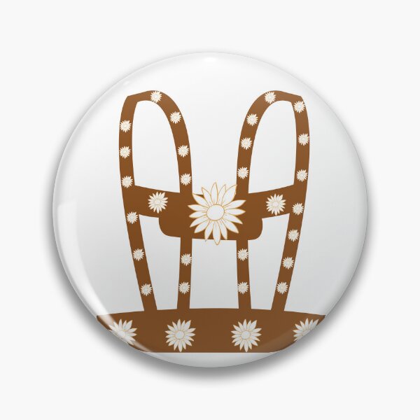 Item preview, Lederhosen Costume with whit daisy flowers– Bavarian Shirt Look designed and sold by EmeraldeaArt.