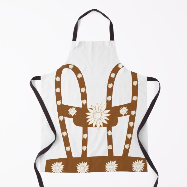 Item preview, Lederhosen Costume with whit daisy flowers– Bavarian Shirt Look designed and sold by EmeraldeaArt.