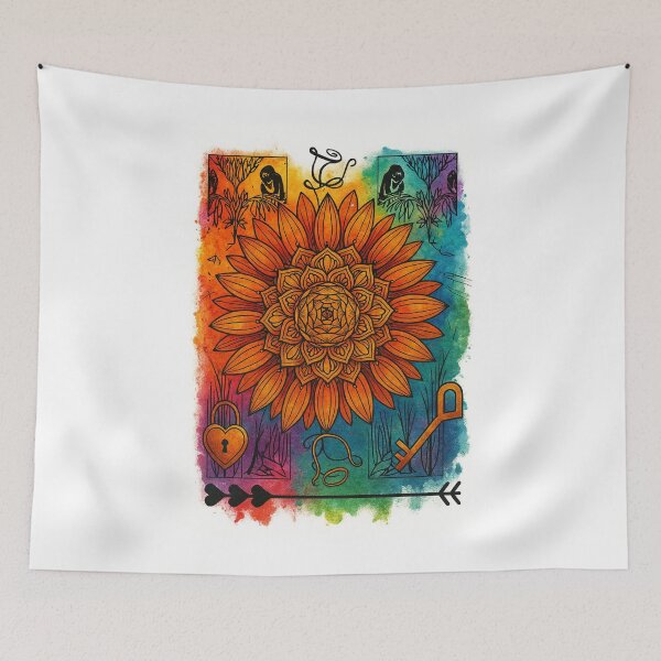 Item preview, Mandala of the Locked Heart designed and sold by SimplePeace.