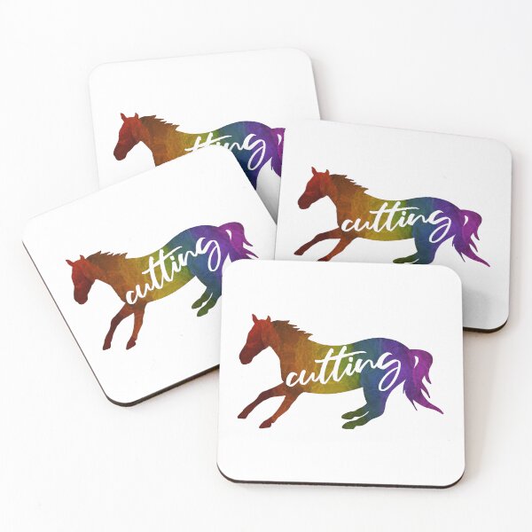 Item preview, Rainbow Cutting Horse designed and sold by Trotting Hooves.