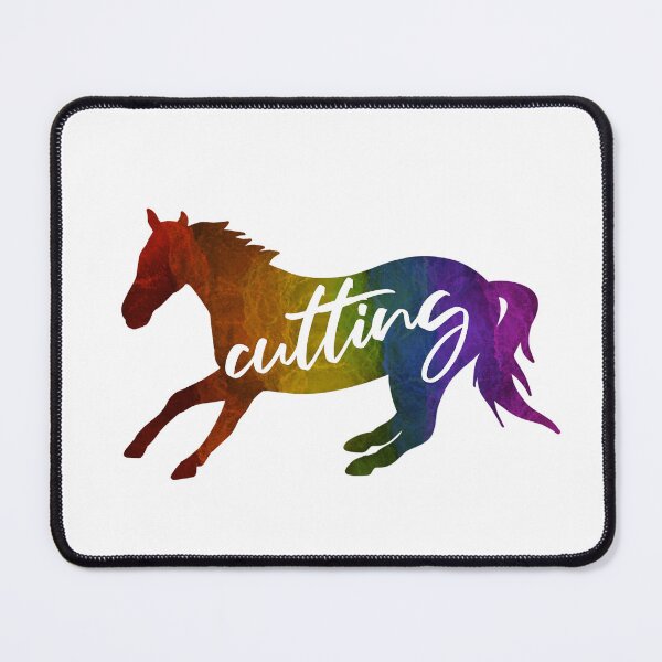 Item preview, Rainbow Cutting Horse designed and sold by Trotting Hooves.