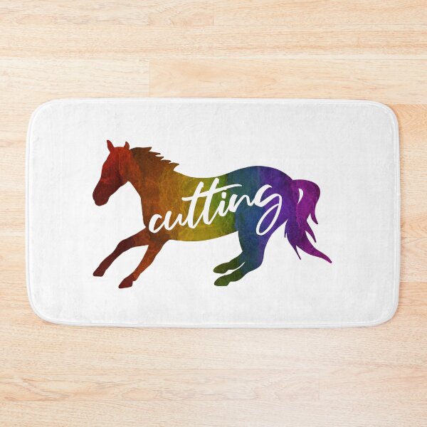 Item preview, Rainbow Cutting Horse designed and sold by Trotting Hooves.