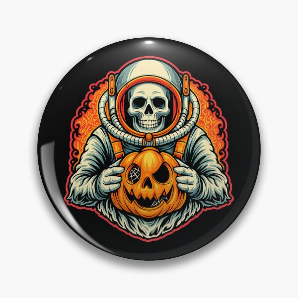Item preview, Astronaut Skeleton Halloween Pumpkin designed and sold by Tigerr3g.