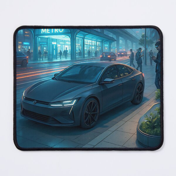 Item preview, NeoPunk: Metro Grid – Streamlined Urban Core designed and sold by PosterFuel.