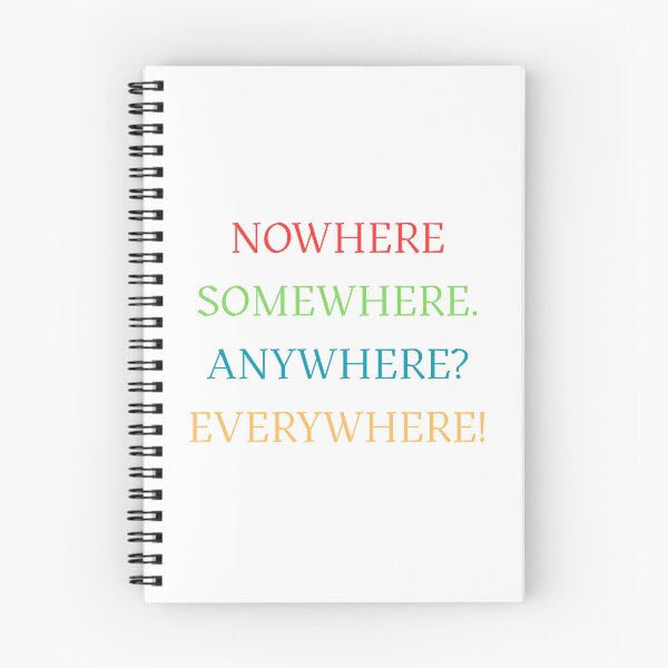 Item preview, Nowhere Somewhere Anywhere Everywhere designed and sold by Oddly Enchanted.