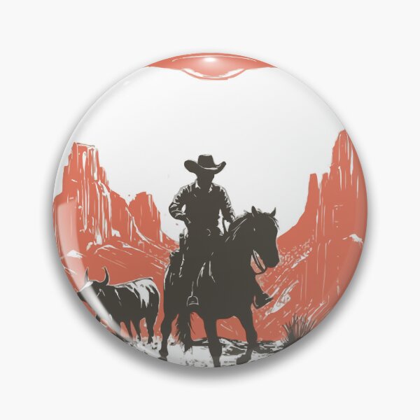 Item preview, Cowboy Silhouette Orange UFO designed and sold by Jcat7.