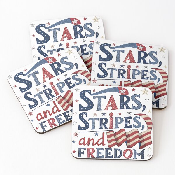 Item preview, stars stripes and freedom designed and sold by GogoGrove.