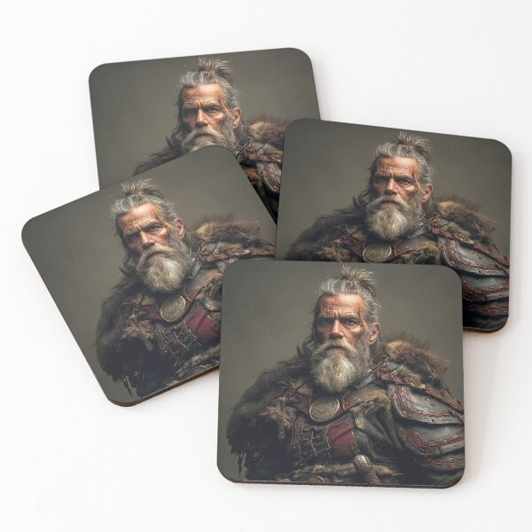 Item preview, Majestic Warrior Adorned in Fur and Armor designed and sold by jecphotography and art.