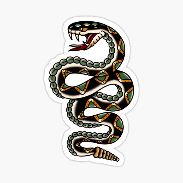 Valley Orange "Val the Viper" Logo Sticker