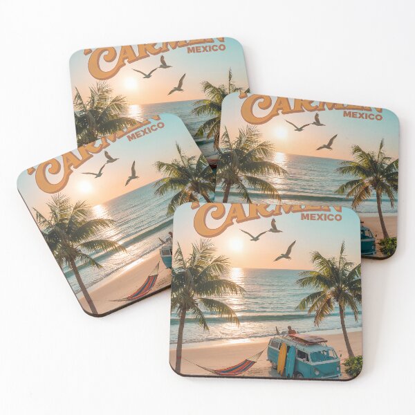 Item preview, Playa del Carmen Retro 70s Sunset Beach – Vintage Mexico Summer Vibes designed and sold by paulo silveira.