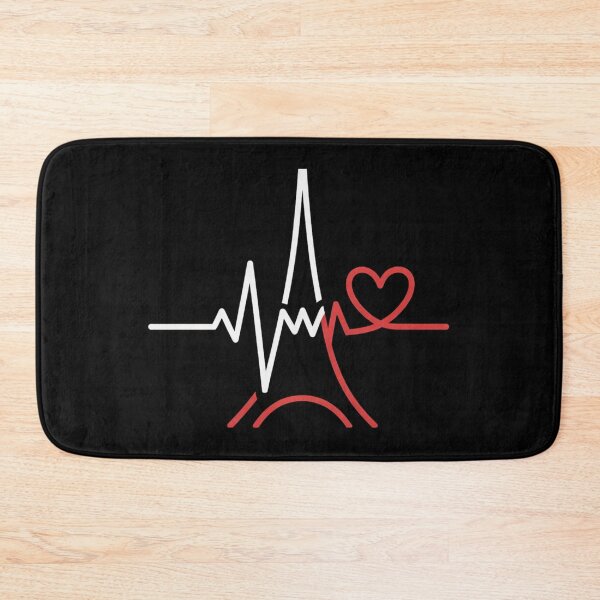 Item preview, Heartbeats in the shape of the Eiffel Tower France designed and sold by Paper Drip.