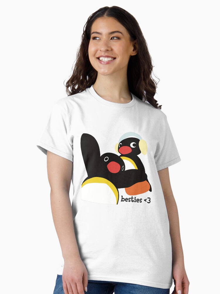 Imagen 2 de 7, Camiseta clásica con la obra Besties Pingu , diseñada y vendida por CheylaDesigns.