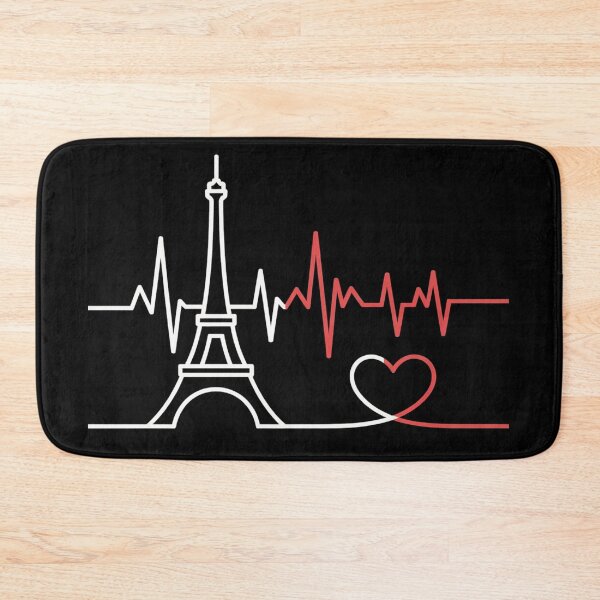 Item preview, Heartbeats in the shape of the Eiffel Tower France designed and sold by Paper Drip.