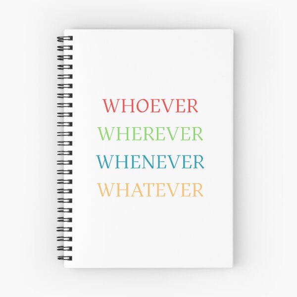 Item preview, Whoever Wherever Whenever Whatever designed and sold by Oddly Enchanted.