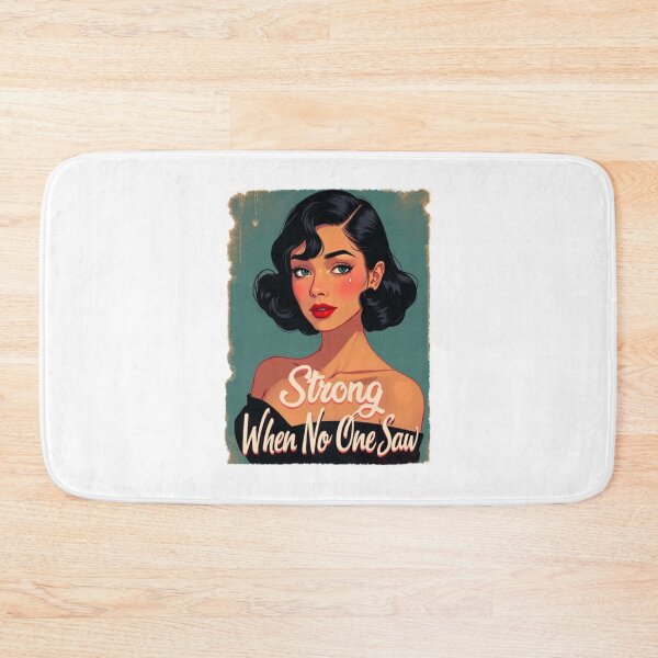 Item preview, Strong When No One Saw – Vintage Empowerment Art designed and sold by Neonyx2020.