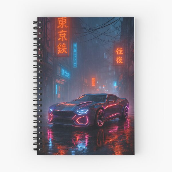 Item preview, NeoPunk: Neon Core – Drift Through Fire designed and sold by PosterFuel.
