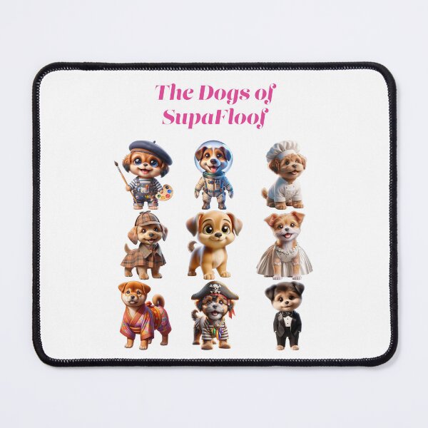 Item preview, Los perros de SupaFloof designed and sold by The Art of SupaFloof Games.