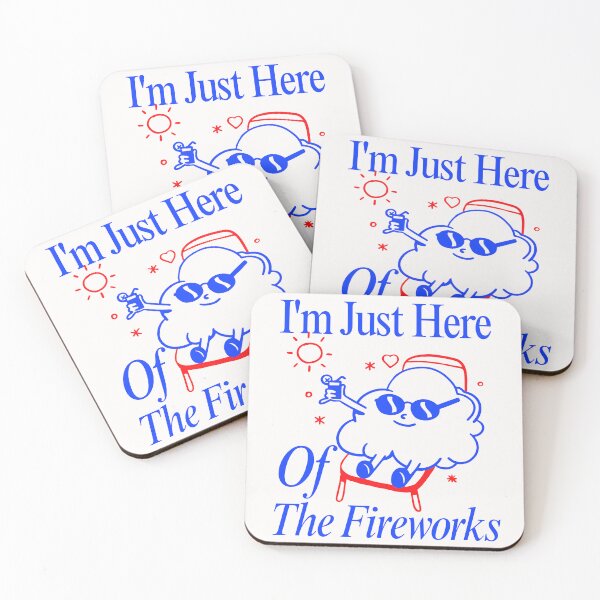 Item preview, I'm Just Here For The Fireworks Patriotic 4th Of July USA designed and sold by lino4king.