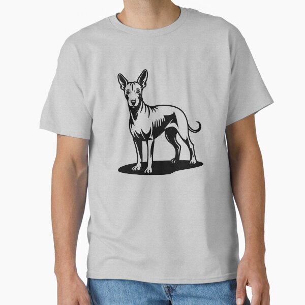 Vista previa del artículo con la obra «Xolo, perro mexicano sin pelo», diseñado y vendido por theartfulaspie.