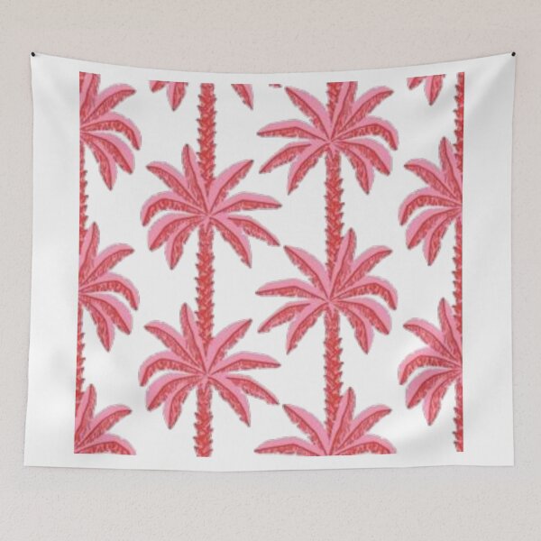 Item preview, pink palm tree pattern  designed and sold by pksart1.