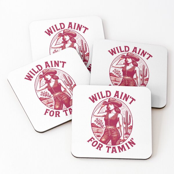 Item preview, Wild Ain't For Tamin - Red designed and sold by dustanddarling.