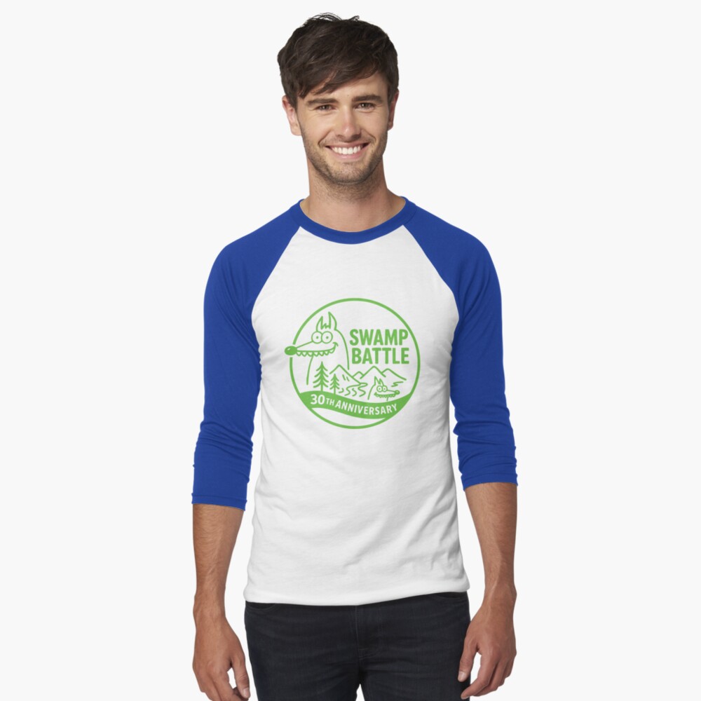 Item preview, Baseball ¾ Sleeve T-Shirt designed and sold by MrFunGnome.