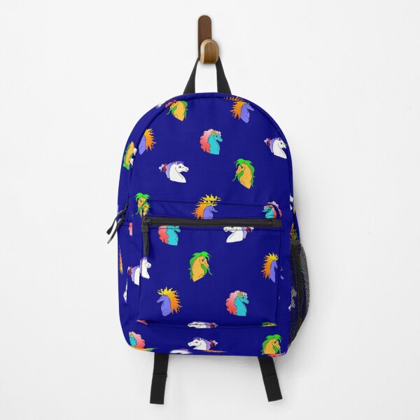 Item preview, Fantasy Horse Pattern - Navy Blue designed and sold by DLawsonDesigns.