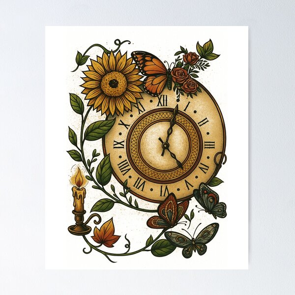 Item preview, Nature’s Timekeeper designed and sold by SimplePeace.