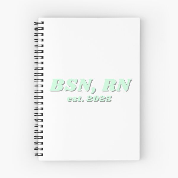 Item preview, BSN, RN Light Green- est. 2025 designed and sold by CSdoodles.