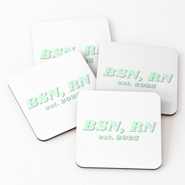 Item preview, BSN, RN Light Green- est. 2025 designed and sold by CSdoodles.