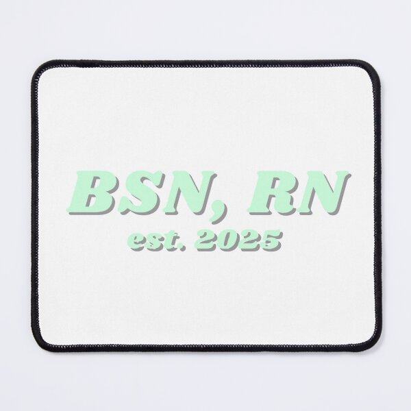 Item preview, BSN, RN Light Green- est. 2025 designed and sold by CSdoodles.