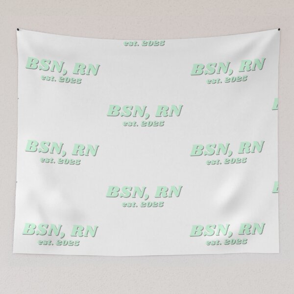 Item preview, BSN, RN Light Green- est. 2025 designed and sold by CSdoodles.