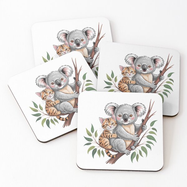 Item preview, Kitty and Koala Bear designed and sold by Crazy Before Cats.
