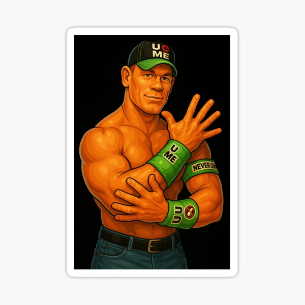 Item preview, John Cena WWE Digital Illustration designed and sold by BradKelly97.
