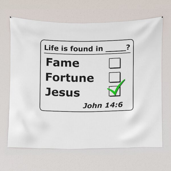 Item preview, Life Is Found In ______? – Jesus is the Answer designed and sold by DLawsonDesigns.