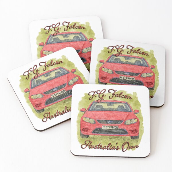 Item preview, Red FG Falcon Australias Own Classic Muscle Car designed and sold by Michael van der Hoorn.