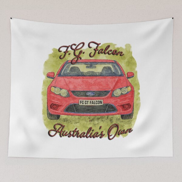 Item preview, Red FG Falcon Australias Own Classic Muscle Car designed and sold by Michael van der Hoorn.