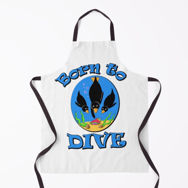 Item preview, Born to Dive – Playful Penguin Plunge! designed and sold by DLawsonDesigns.