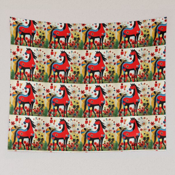 Item preview, A fantastically beautiful red horse. The symbol of the year 2026. designed and sold by Natalia-Vlad.